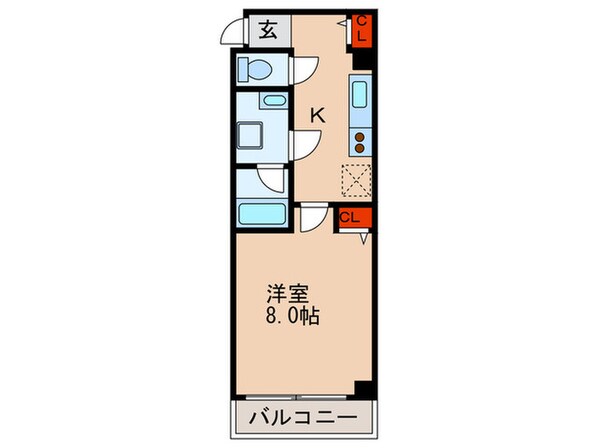 リバ－スクウェア１０３の物件間取画像